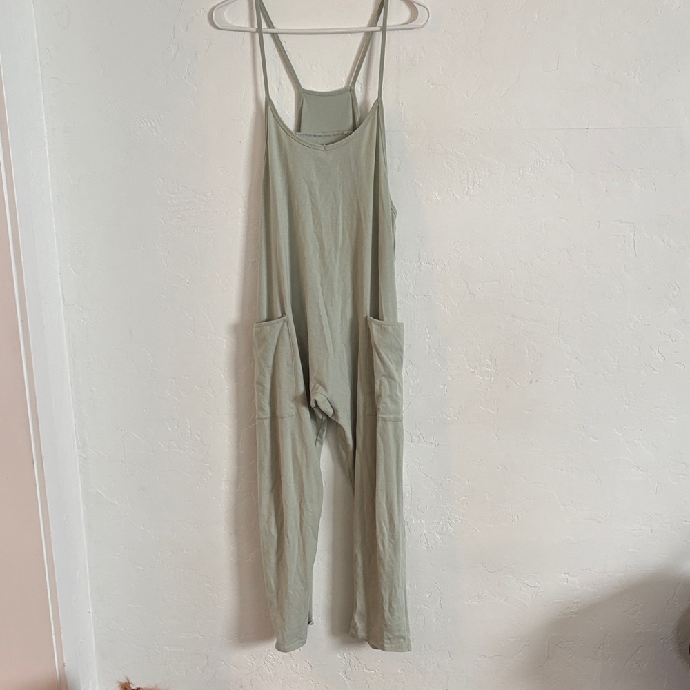 Relaxed Sage Green Women's Jumpsuit